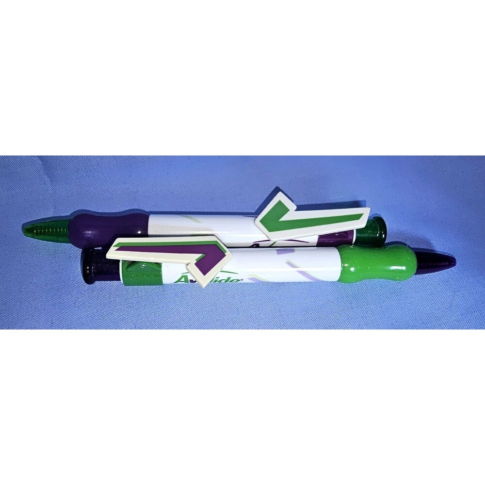 2 Avapro AVALIDE Drug Rep Ink PEN Collectible Pharmaceutical Advertising *RARE*